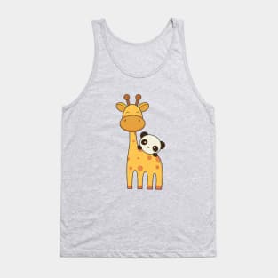 Giraffe and Panda are kawaii cute Tank Top